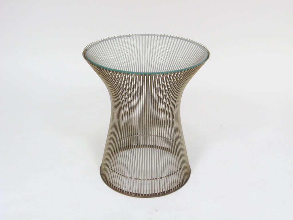 American Warren Platner side table by Knoll