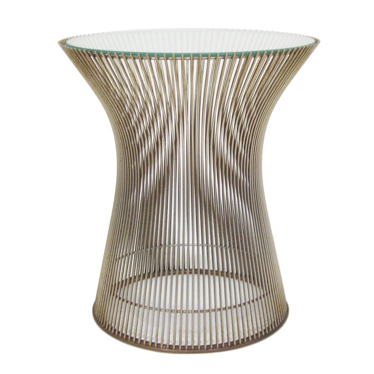 Warren Platner side table by Knoll
