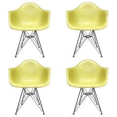 Set of Four Eames Zenith Dar Armchairs by Herman Miller