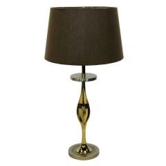 Laurel table lamp with sculptural base