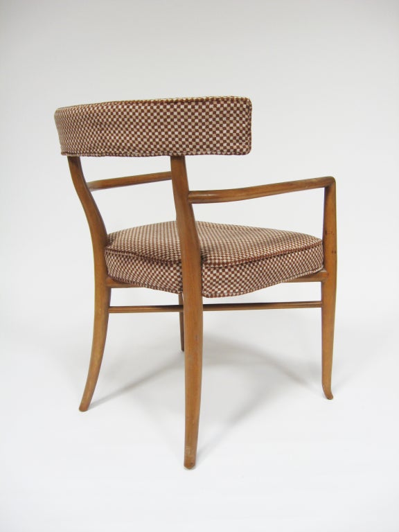 Set of four T.H. Robsjohn-Gibbings dining chairs by Widdicomb In Fair Condition In Highland, IN