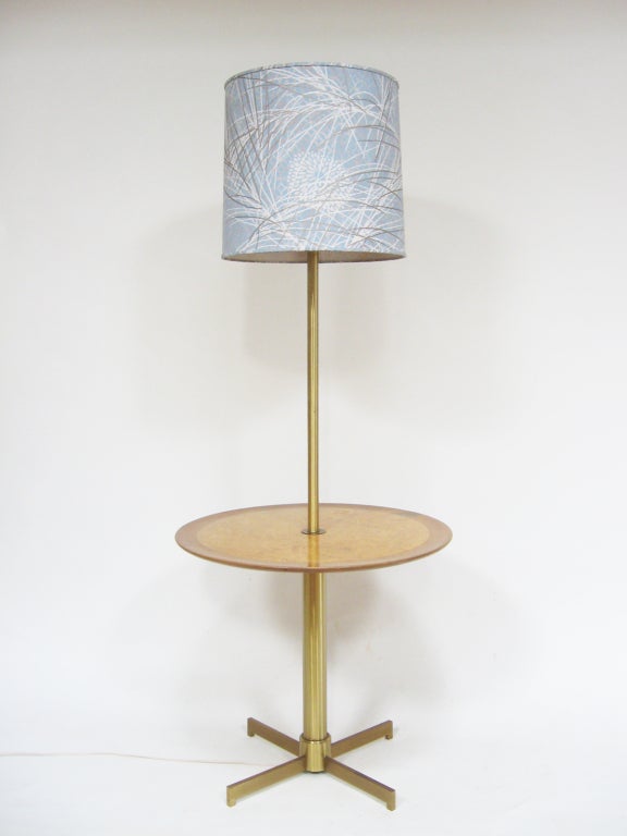 Rare Edward Wormley Lamp Table by Dunbar For Sale 1