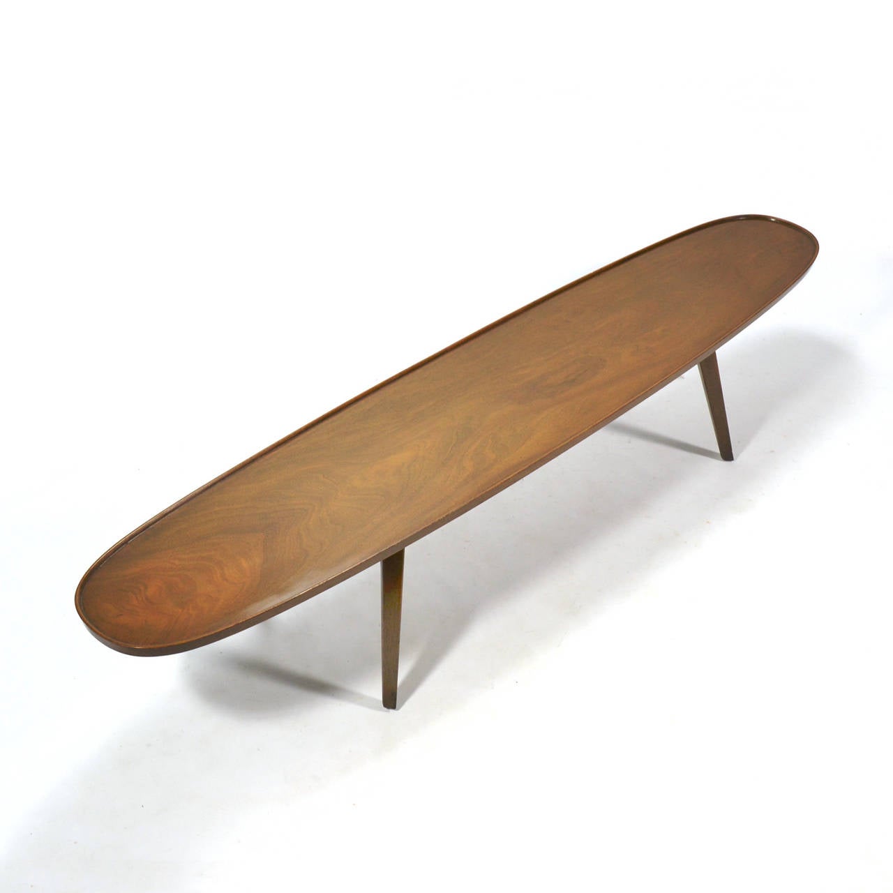 Edward Wormley Surfboard Coffee Table by Dunbar In Good Condition In Highland, IN