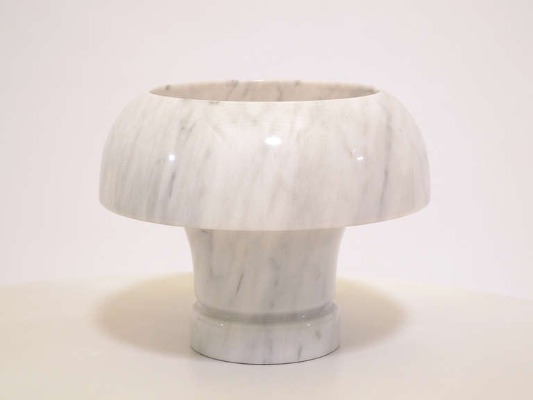 Mid-Century Modern Marble table lamp by Angelo Mangiarotti