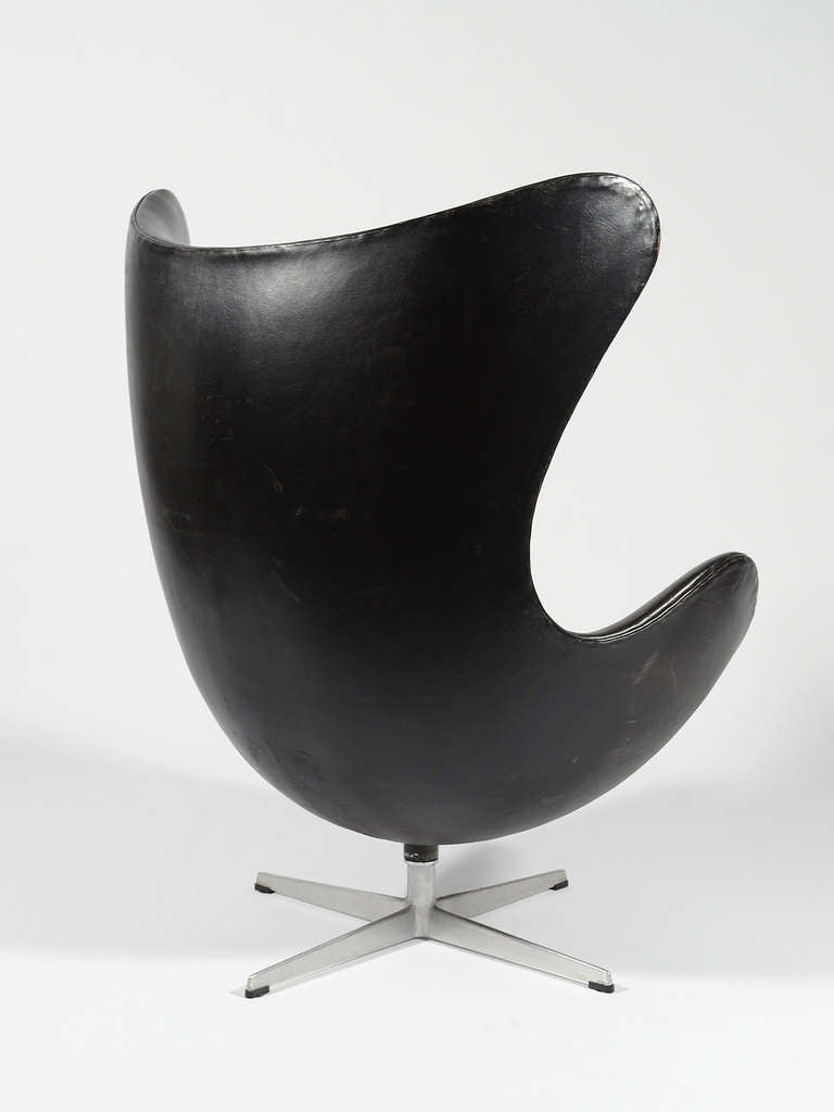 Danish Rare First Generation Egg Chair by Arne Jacobsen