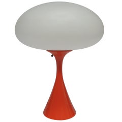 Laurel Table Lamp with Orange Base