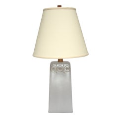 Table Lamp with sgraffito decoration by Gordon and Jane Martz 2