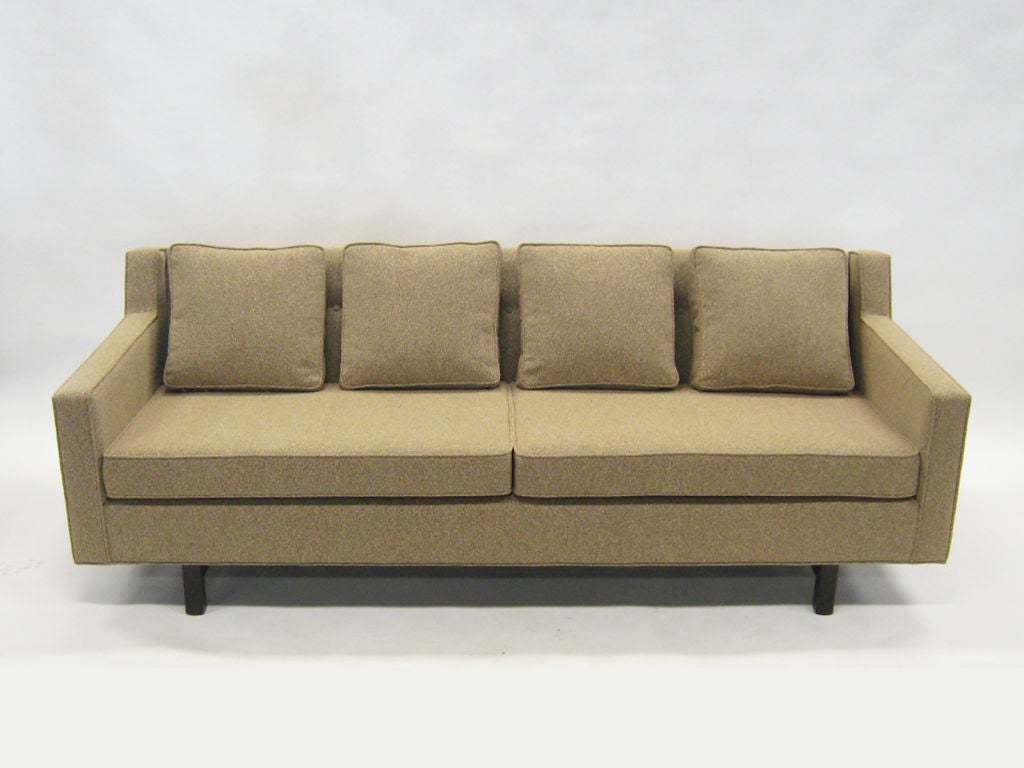 Edward Wormley Loose Cushion Sofa by Dunbar at 1stDibs
