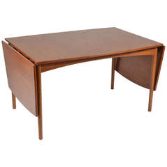 Teak Drop-Leaf Table by Børge Mogensen 9