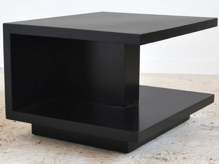 A bold table by California design team Hendrik Van Keppel and Taylor Green, this spare geometric form is simple yet elegant. This form was used in several of the Arts and Architecture 