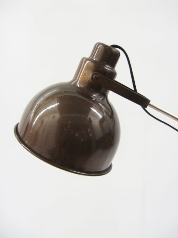 1960s Industrial floor lamp In Excellent Condition In Highland, IN