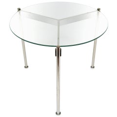 Ward Bennett tri-leg claw side table