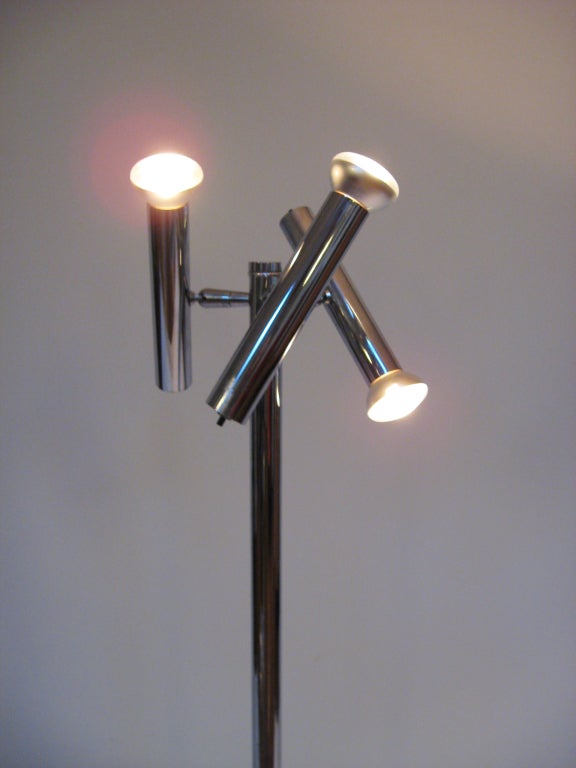 Mid-Century Modern Minimalist Floor Lamp by TSAO Designs For Sale
