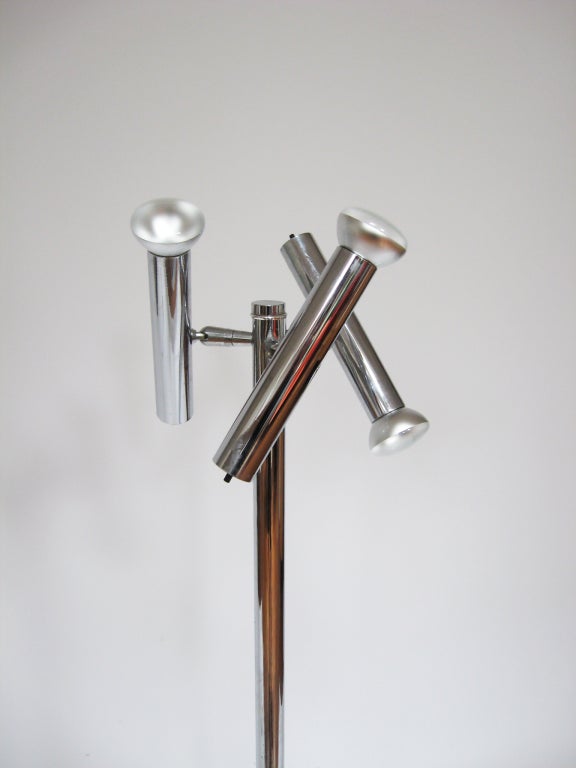American Minimalist Floor Lamp by TSAO Designs For Sale