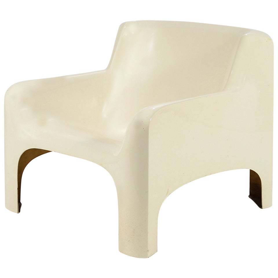 Carlo Bartoli "Gaia" Lounge Chair by Arflex