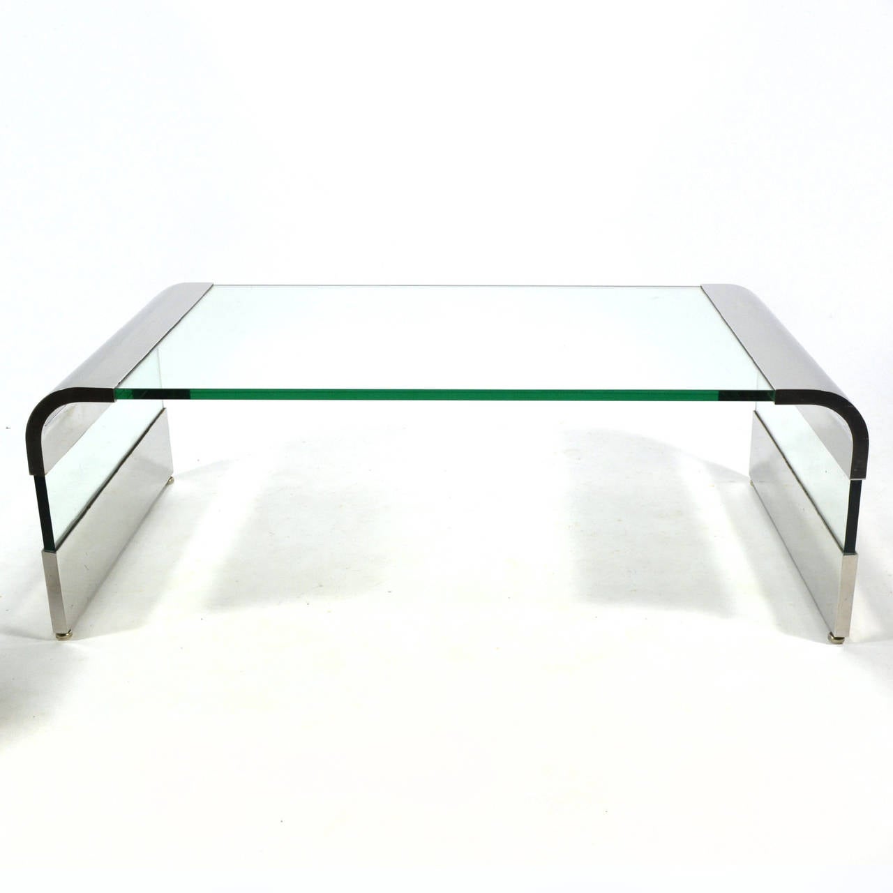 leons glass coffee table