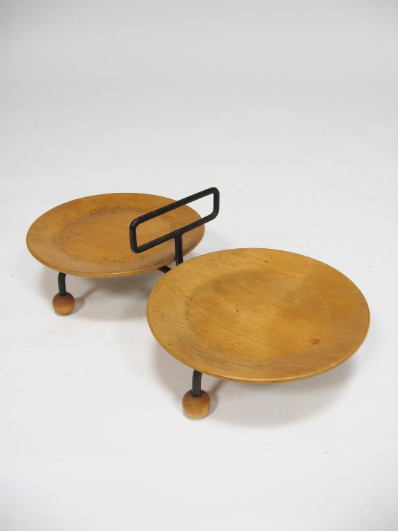 Mid-20th Century Tony Paul Candle Holders And Serving Pieces