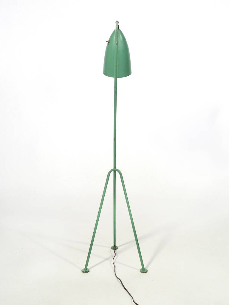 Metal Greta Grossman Grasshopper Lamp