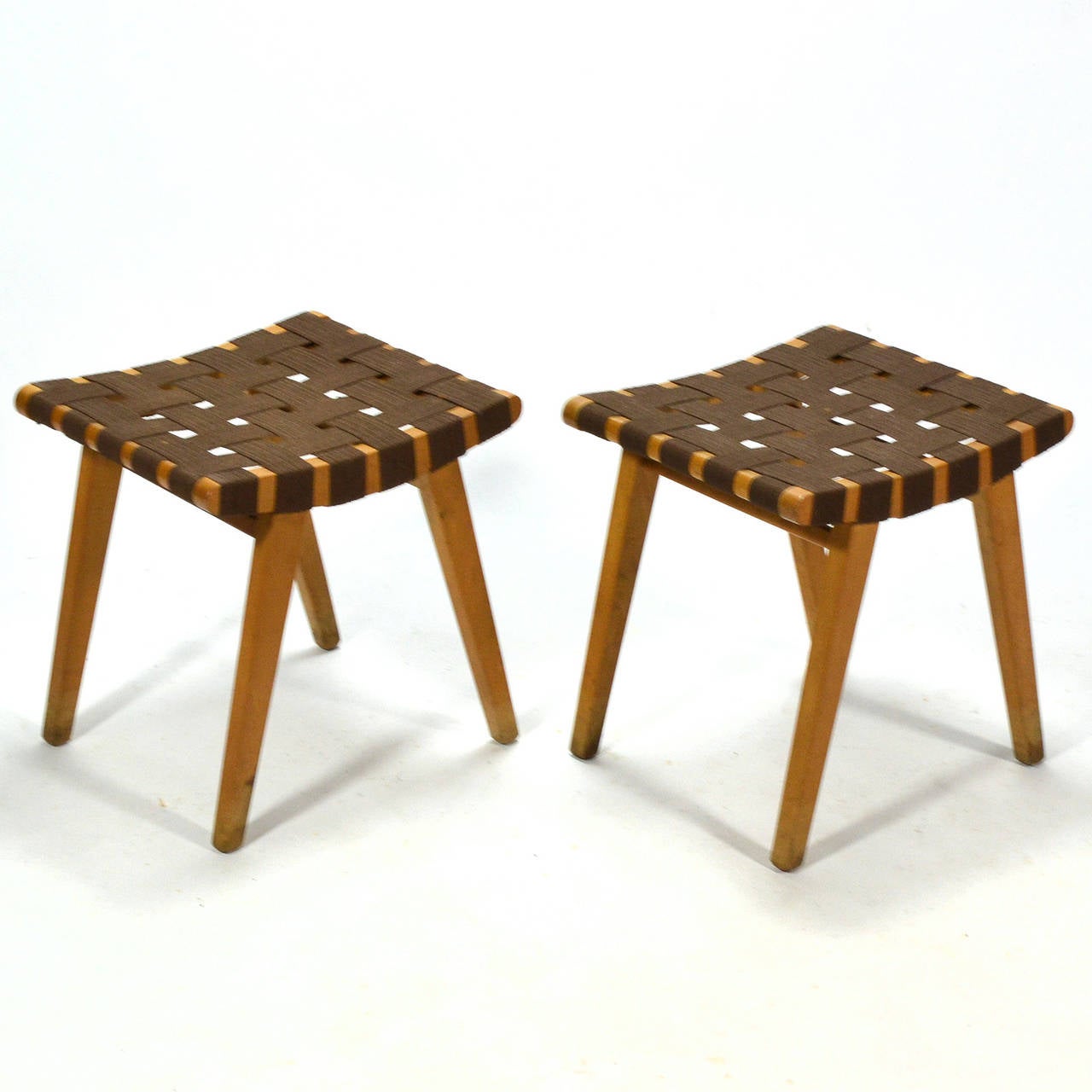 Jens Risom Pair of Stools by Knoll 1