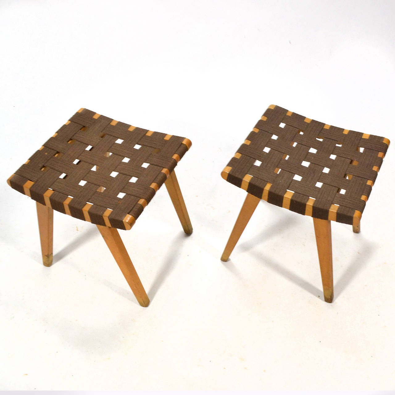 Jens Risom Pair of Stools by Knoll 2