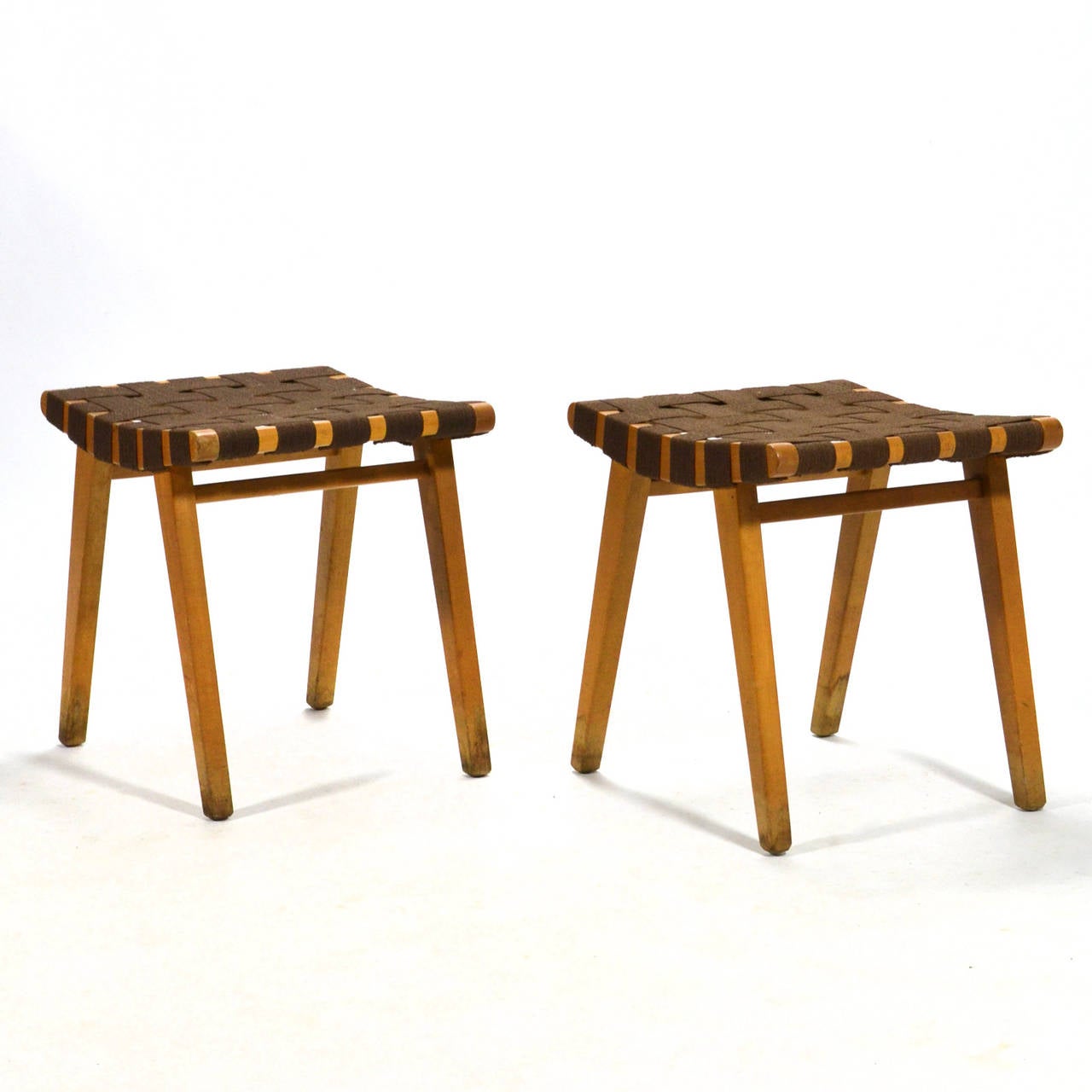 Jens Risom Pair of Stools by Knoll 3