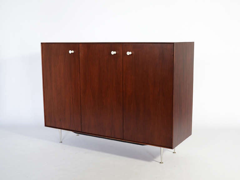 Mid-20th Century George Nelson rosewood thin-edge credenza/ cabinet