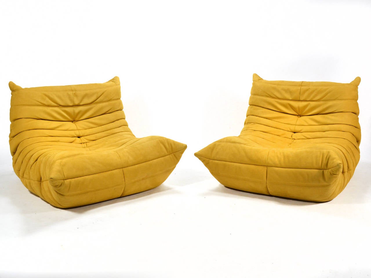 Pair of Michel Ducaroy Togo Lounge Chairs by Ligne Roset at 1stDibs