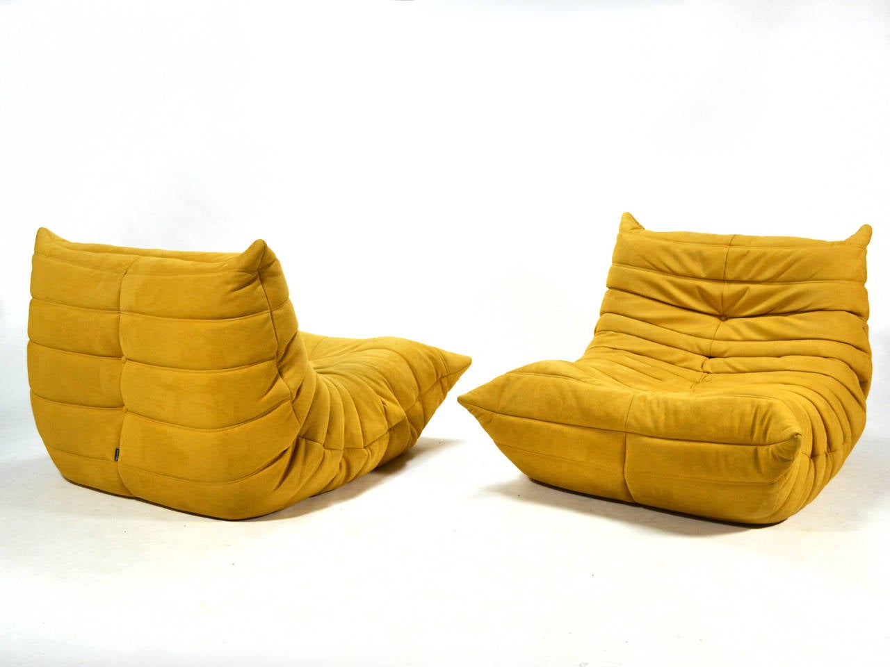 Pair of Michel Ducaroy Togo Lounge Chairs by Ligne Roset at 1stDibs