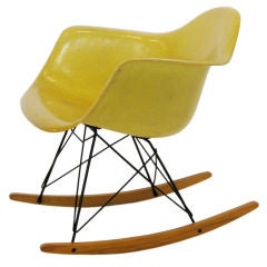 Early Eames RAR rocker by Zenith plastics for Herman Miller