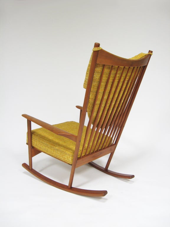 Upholstery Hans Olsen Rocking chair