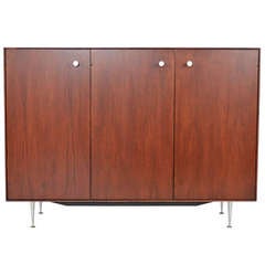 Vintage George Nelson rosewood thin-edge credenza/ cabinet