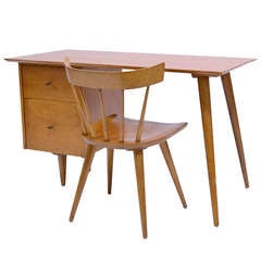 Paul Mccobb Planner Group Desk And Chair