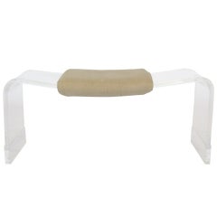 Lucite Wave-Form Bench