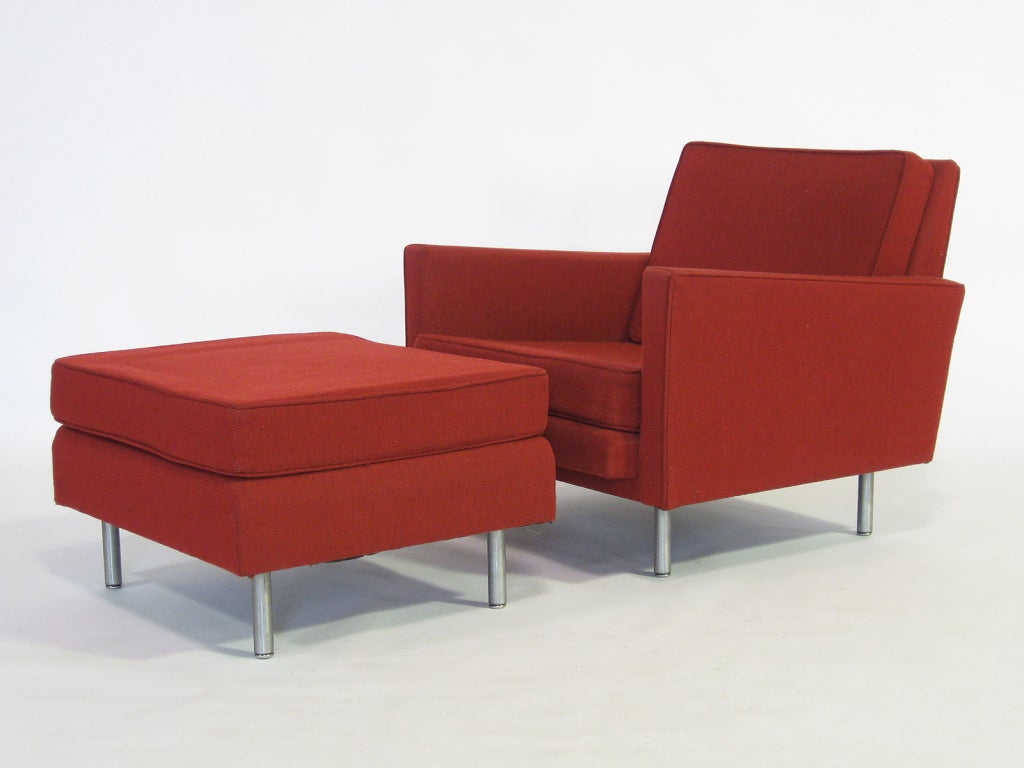 This terrific lounge chair and ottoman are part of the 