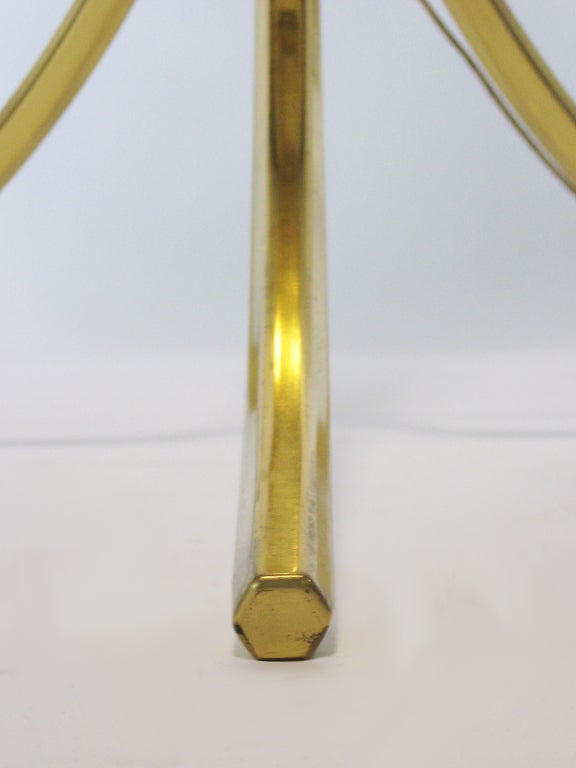 Late 20th Century Brass Floor Lamps by Lang-Levin For Sale