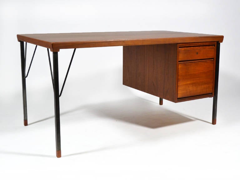 Teak Desk by Peter Hvidt