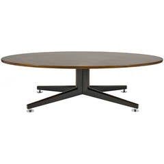Edward Wormley Elliptical Rosewood Coffee Table by Dunbar 11