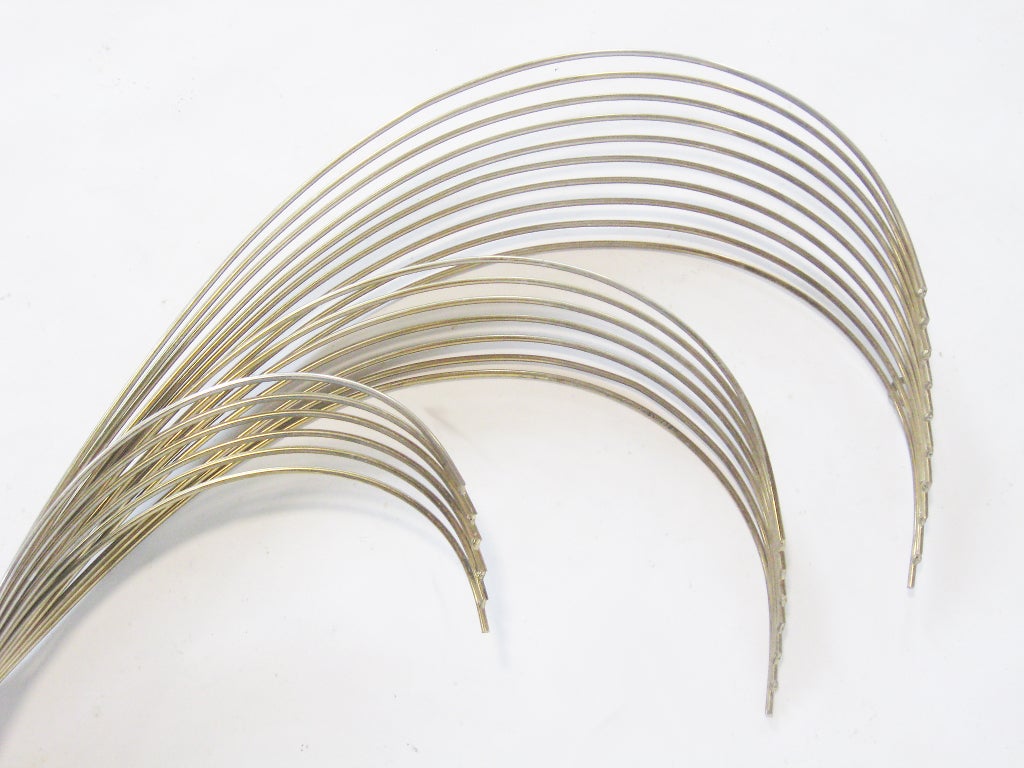 20th Century Jere Brass 'Swoop' or Wave Wall Sculpture