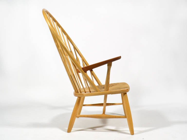 Hans Wegner Peacock Chair by Johannes Hansen In Good Condition In Highland, IN