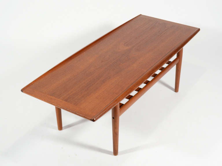 Teak Coffee Table By Greta Jalk In Good Condition In Highland, IN