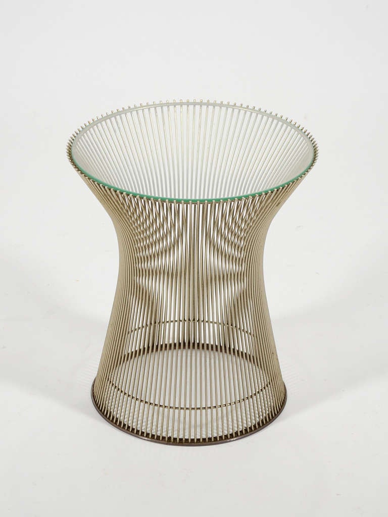 American Warren Platner side table by Knoll