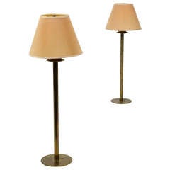 Pair of Brass Hans-Agne Jakobsson Table Lamps by Markaryd