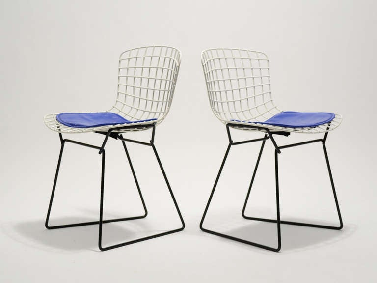 Mid-Century Modern Paire de chaises d'enfant Bertoia par Knoll