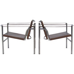 Pair of Le Corbusier LC1 lounge chairs