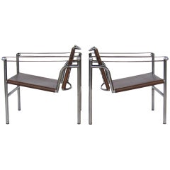 Pair of Le Corbusier LC1 lounge chairs