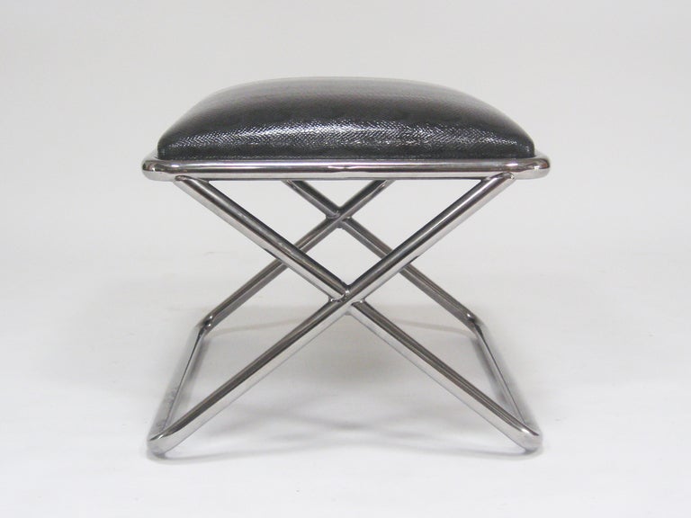 leather x stool
