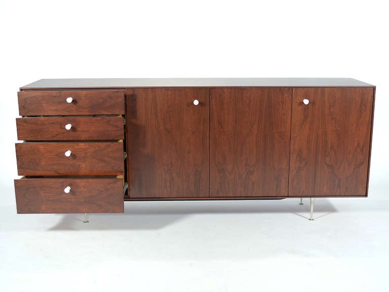 Mid-20th Century George Nelson Rosewood Thin Edge Credenza by Herman Miller
