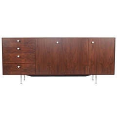 Retro George Nelson Rosewood Thin Edge Credenza by Herman Miller