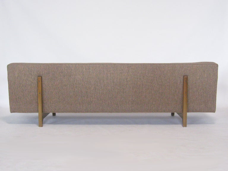 Wood Edward Wormley sofa by Dunbar