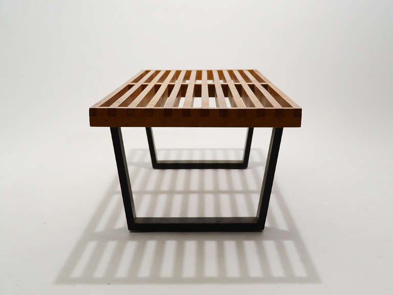 George Nelson platform slat bench by Herman Miller 3